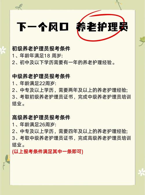 高级养老护理员证含金量