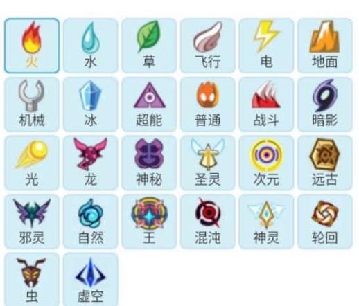 赛尔号玩家自创单属性