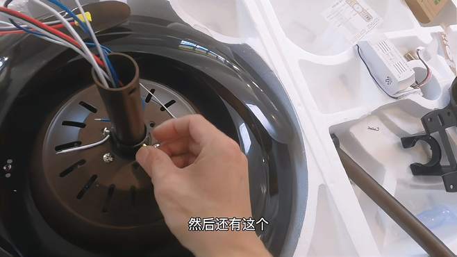 风扇灯安装接线视频