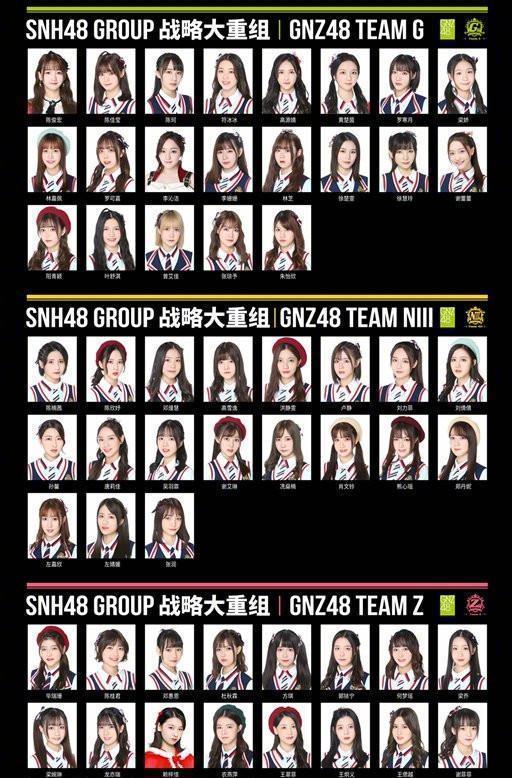 snh48所有人员名单