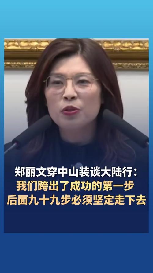 郑丽文穿中山装谈孙中山精神
