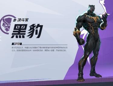 有一款游戏里面有个黑豹