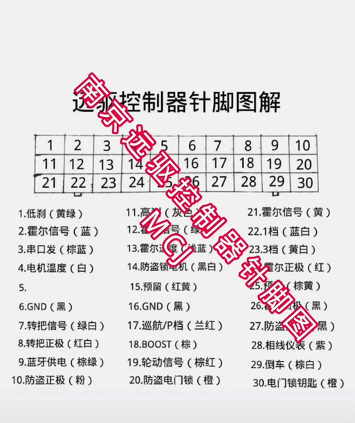 南京远驱控制器接线图