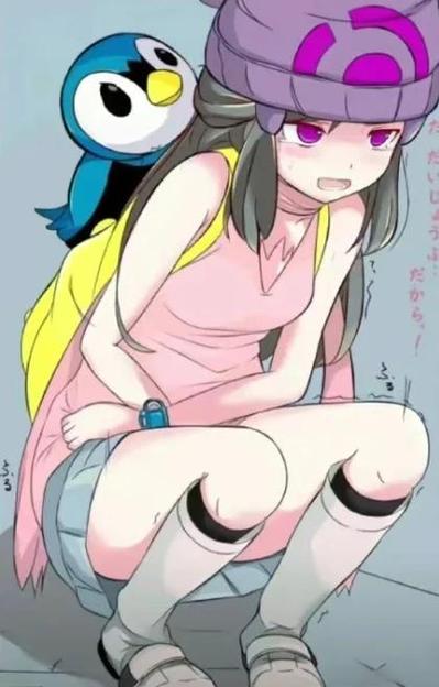 游戏女生拉肚子拉稀憋不住