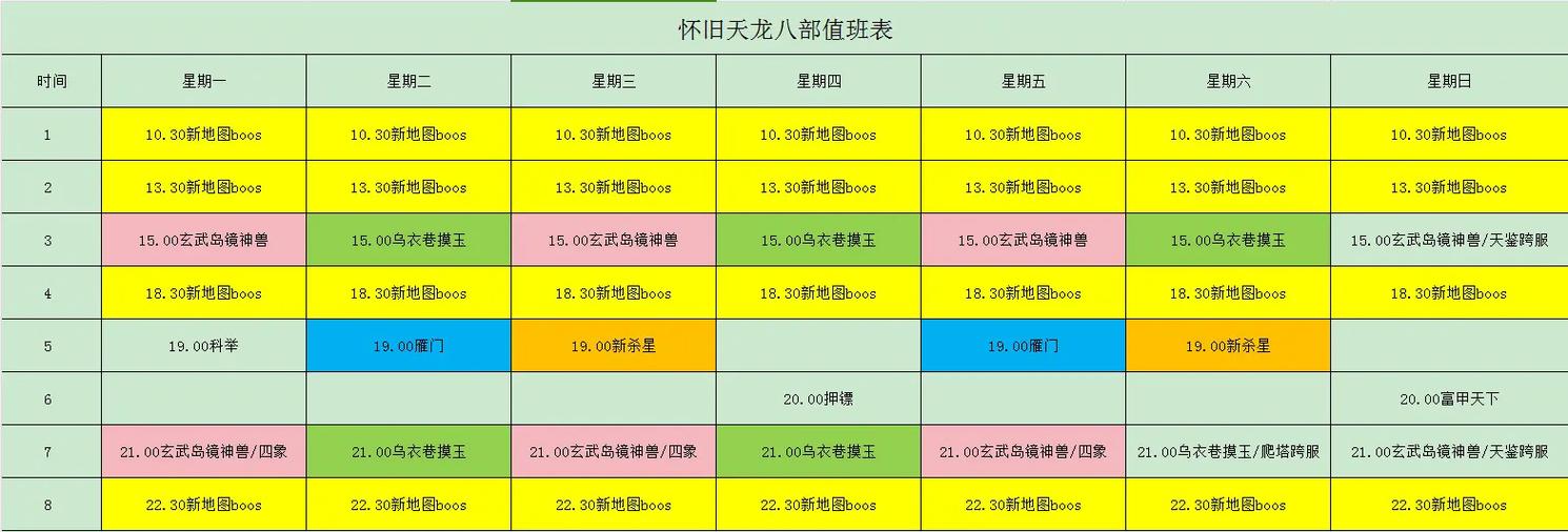 怀旧服副本更新cd时间
