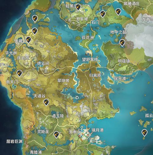原神璃月地图 原神璃月地图
