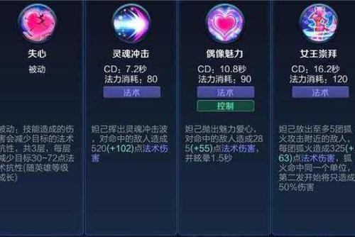 王者荣耀妲己技能介绍