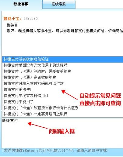 客服要支付宝账号啥什么