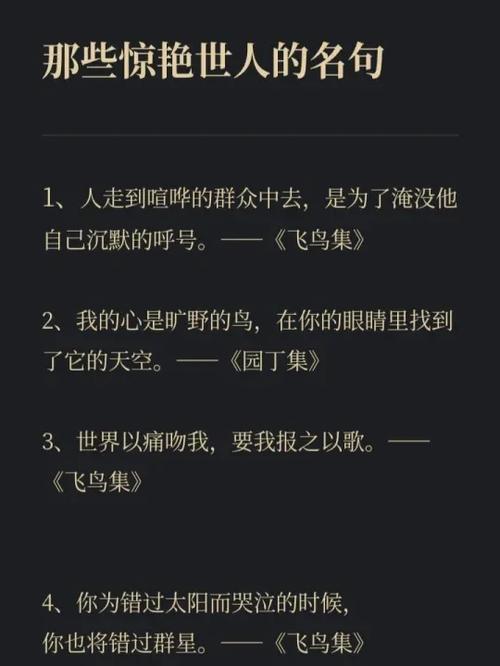 导航经典语录100句