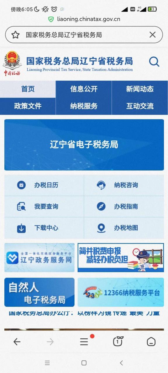 国家税务总局辽宁省电子税务局下载