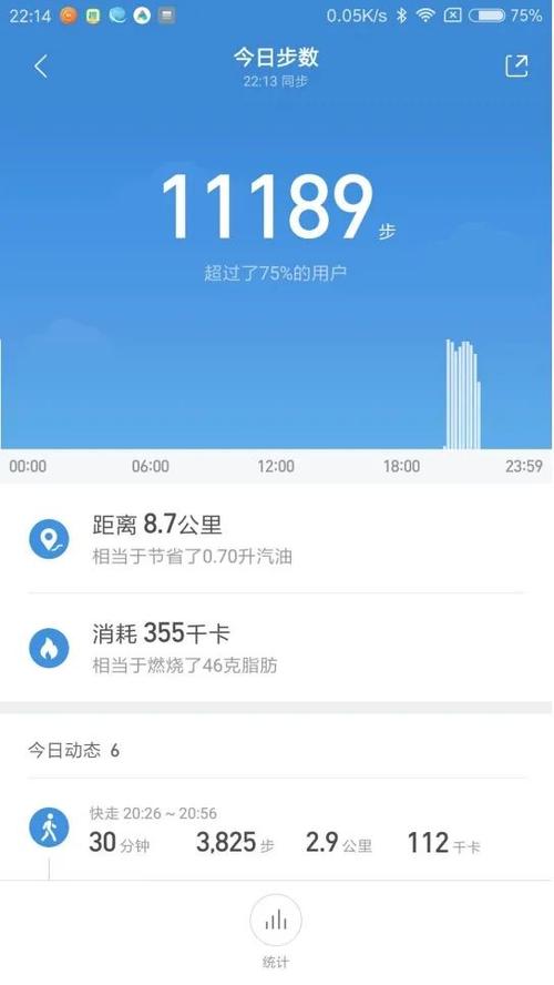 屏幕显示步数截图1