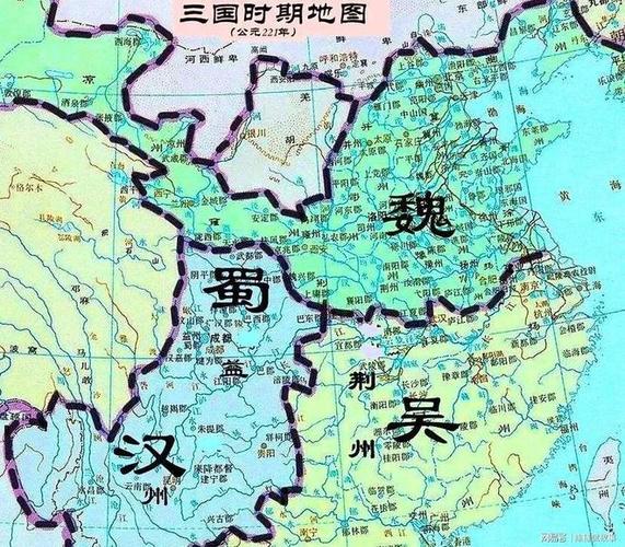 三国时期地图历史