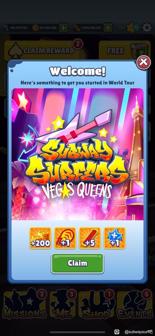 subwaysurf拉斯维加斯破解版