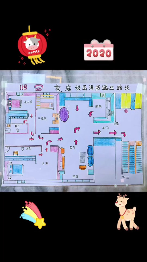 地铁站逃生线路图