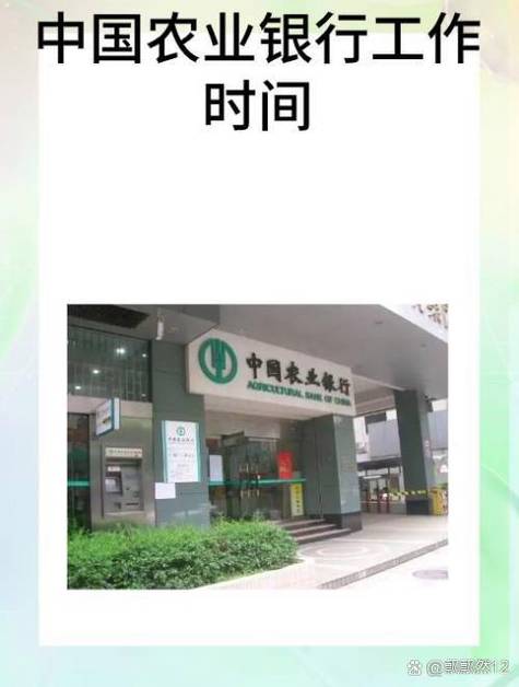 农业银行几点上班