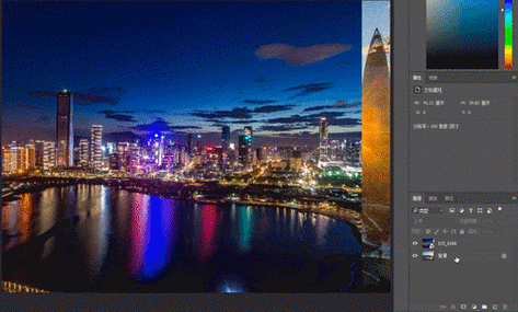 ps怎么白天变黑夜