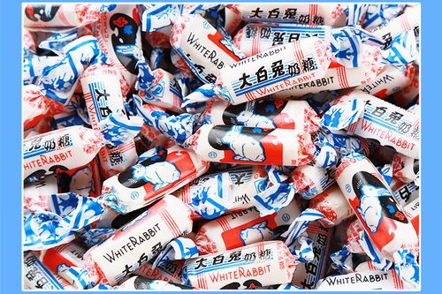 正宗大白兔奶糖图片