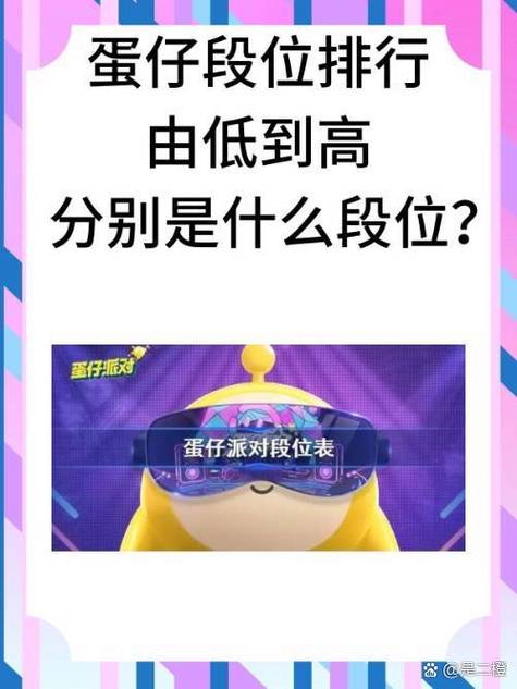 蛋仔派对有几个段位