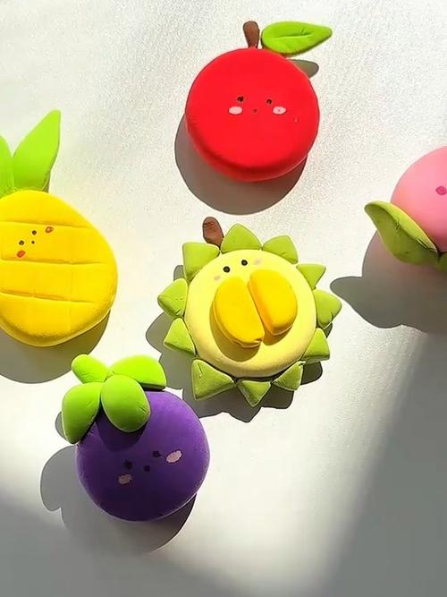 轻泥土手工制作大全水果
