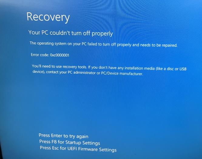 windows10无法正常启动