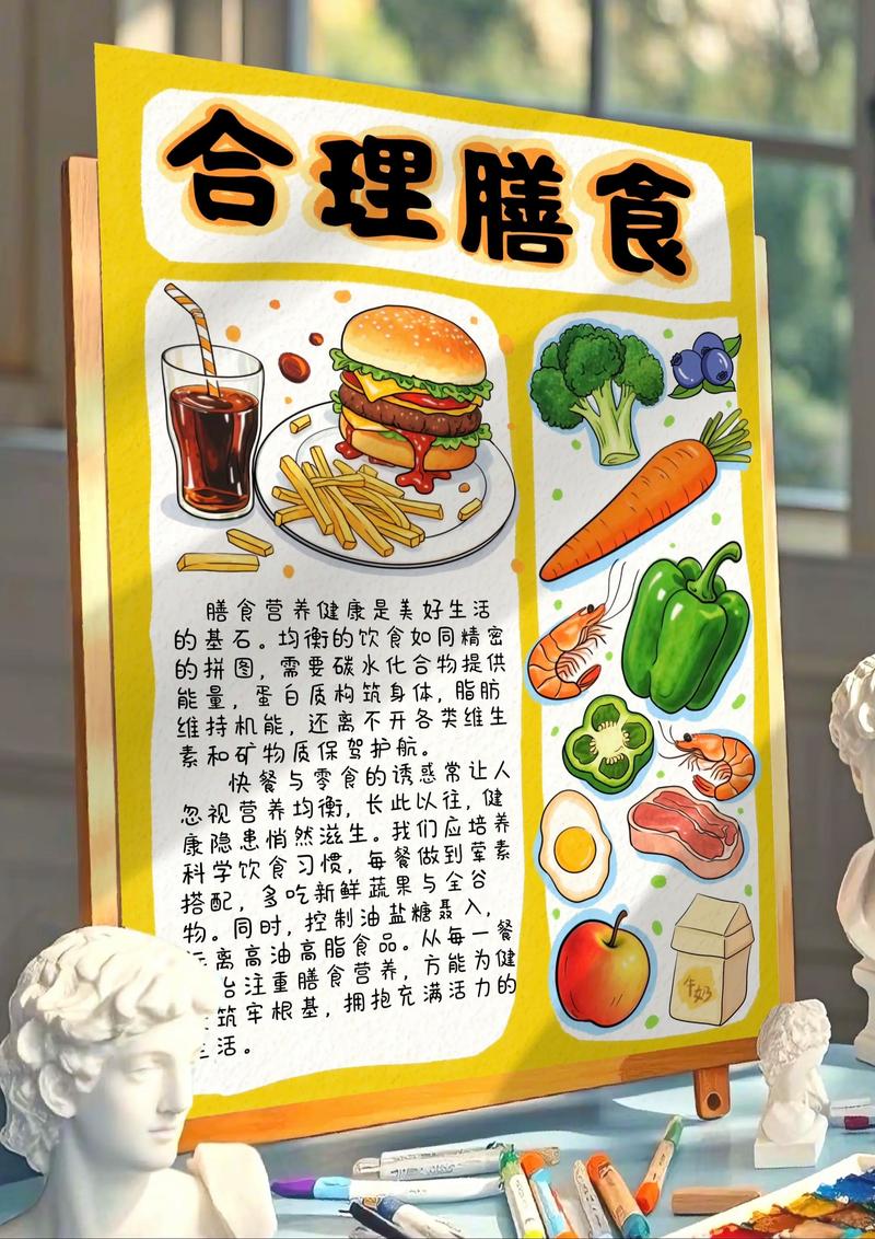 健康饮食宣传海报