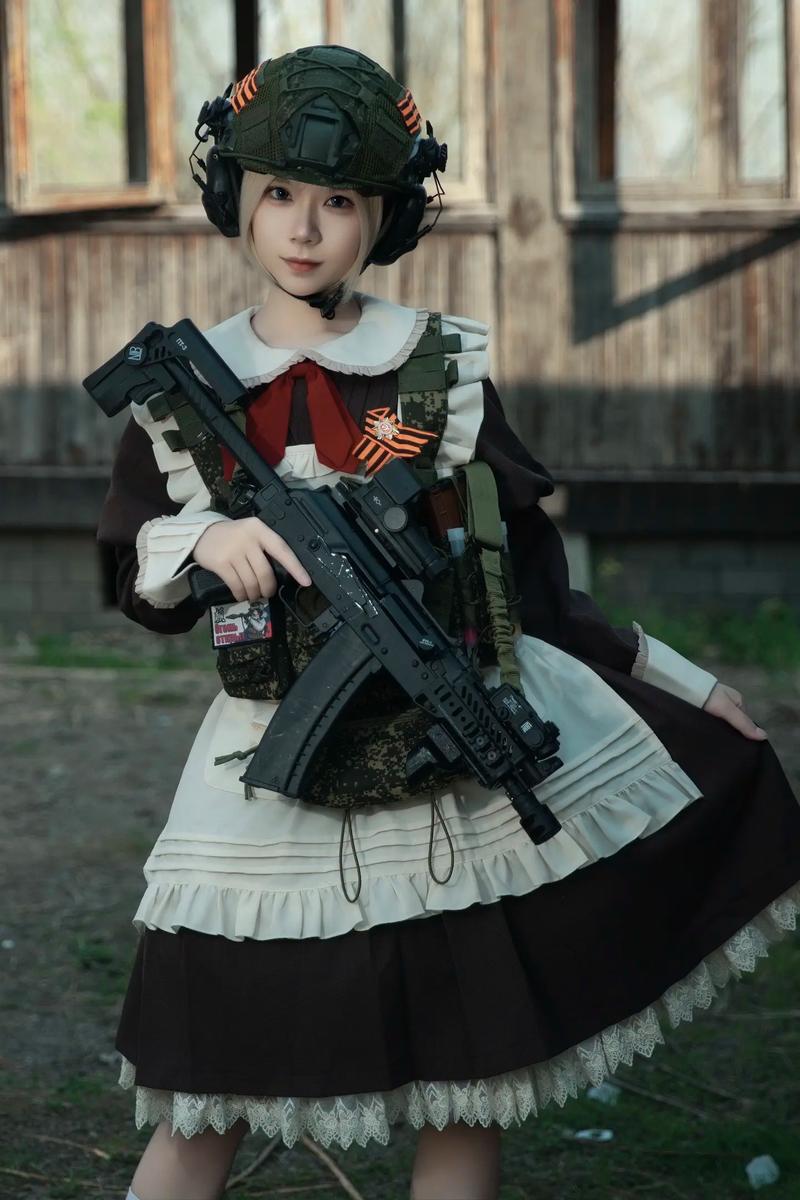 刺激战场国际服猫系少女套装