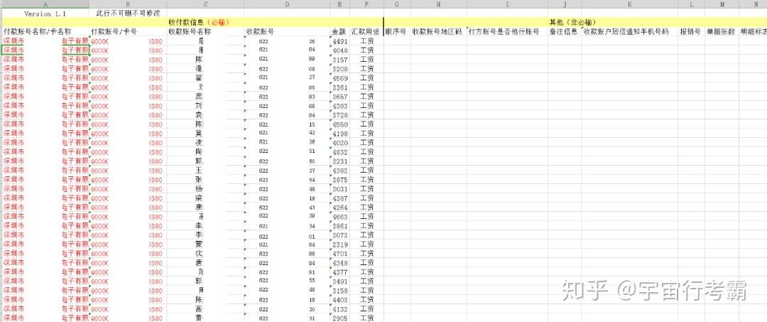 工行代发工资批量业务