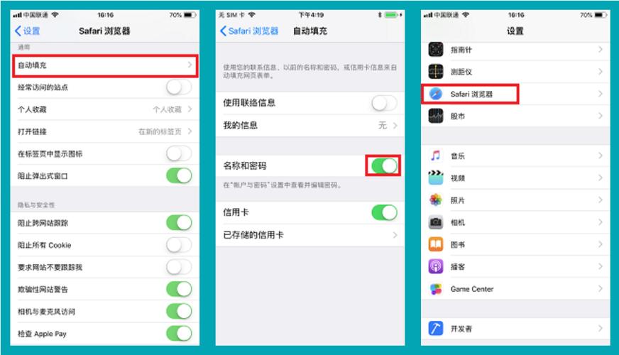 苹果手机存储密码在哪里看