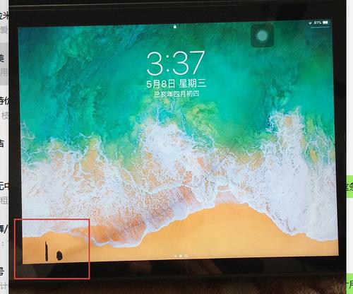 ipad屏幕黑斑