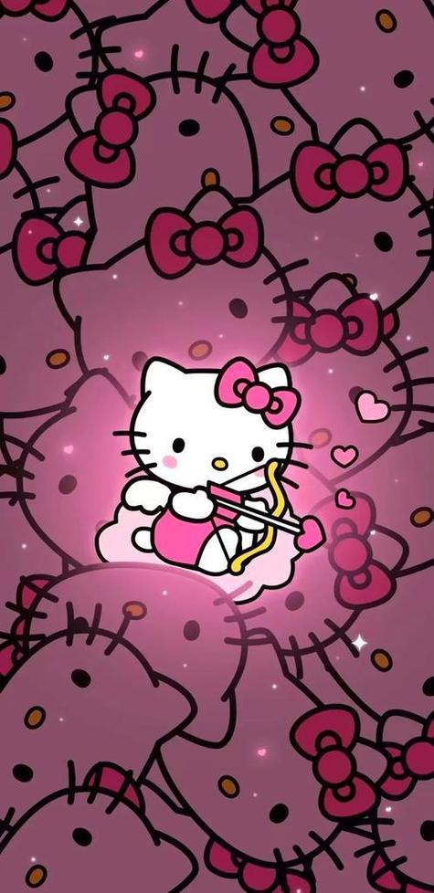 粉色hello kitty图片