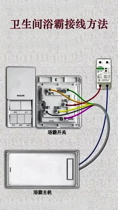 浴霸怎么接线安装方法