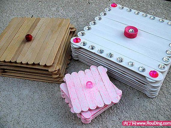 雪糕棍手工制作盒子截图2