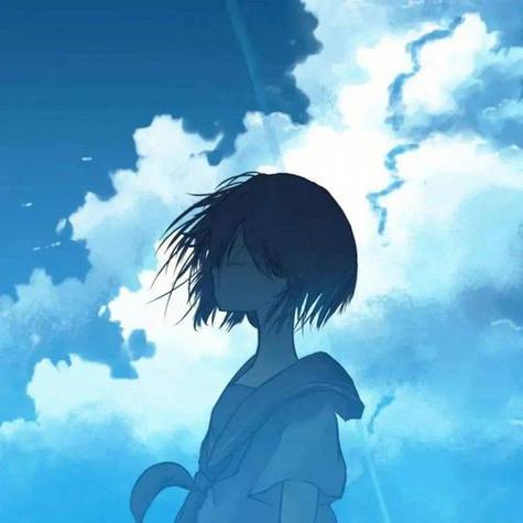 蓝色忧郁伤感