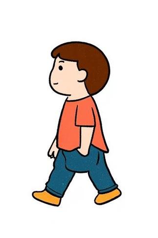 步步走路