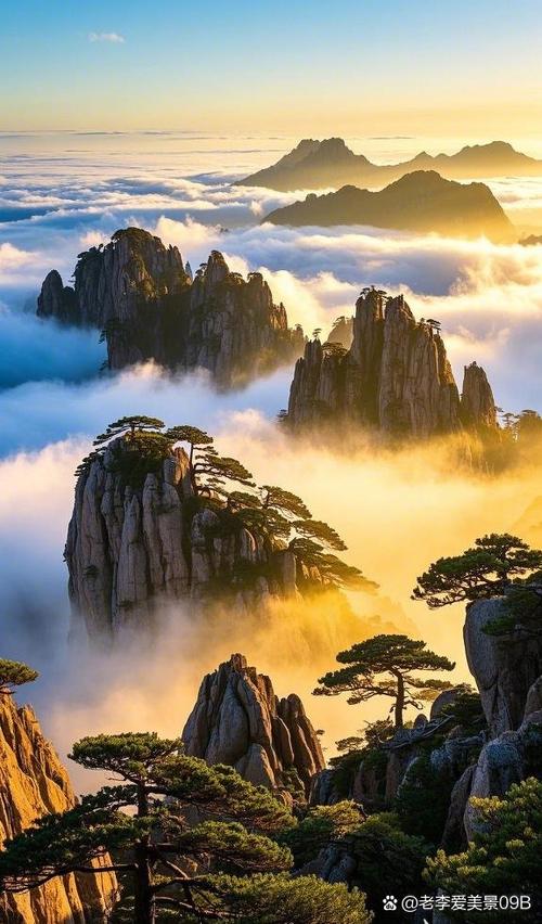 黄山景区照片真实图片
