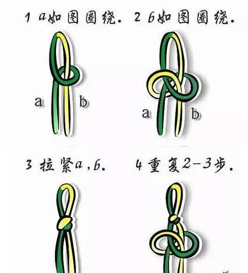 金刚结手链编法 金刚结手链编法