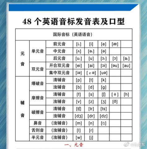 国际48个音标正确读法
