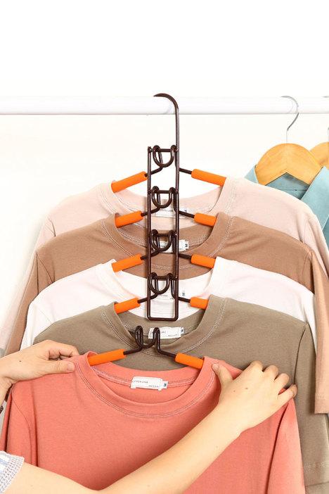 一个衣架挂多件衣服