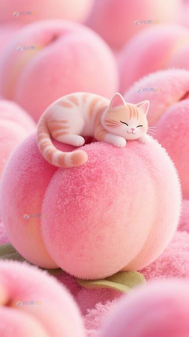熟睡的小猫咪桃子移植