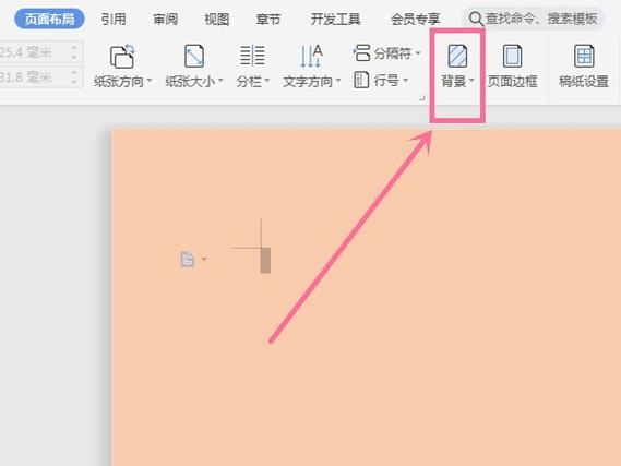 word设置页面背景在哪截图2