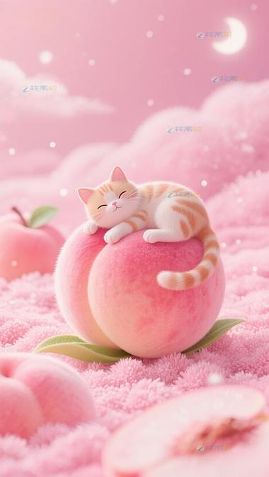 桃子移植沉睡的猫咪截图3