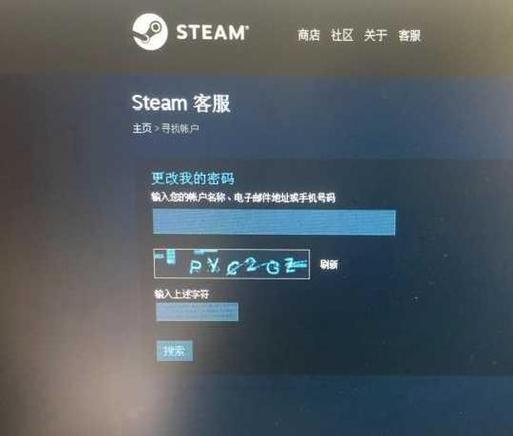 Steam修改密码