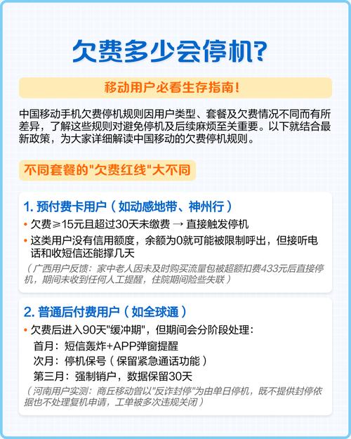 手机没有欠费但是停机了