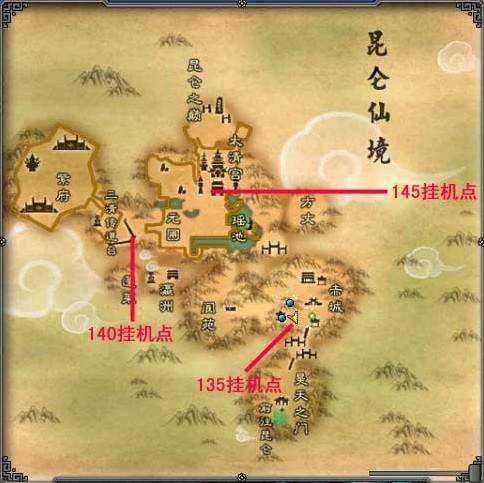 诛仙3挂机打金地图怎么开