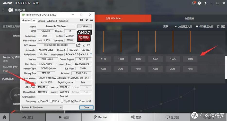 关于RX590显卡的超频设置