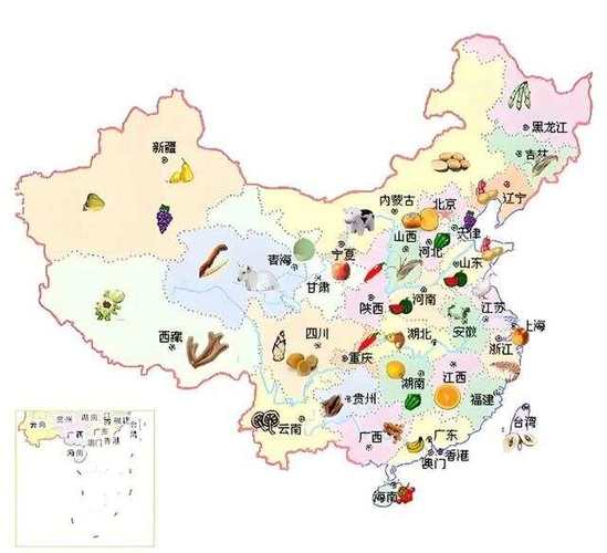 中国各省特产一览表