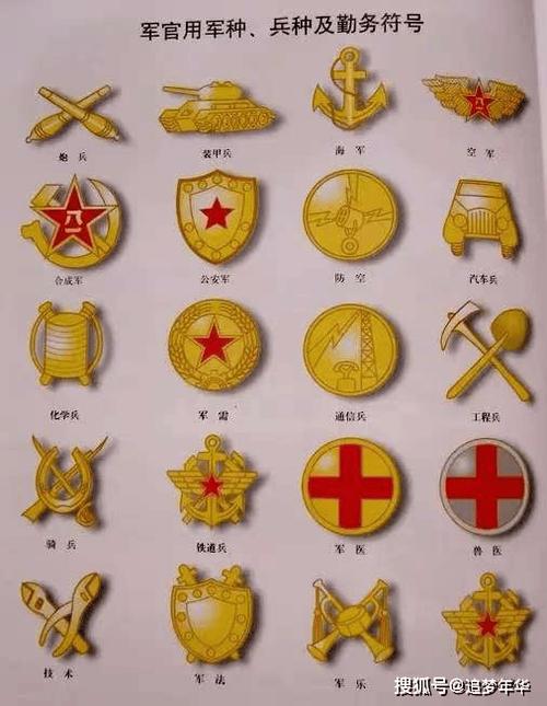 55式领章图解