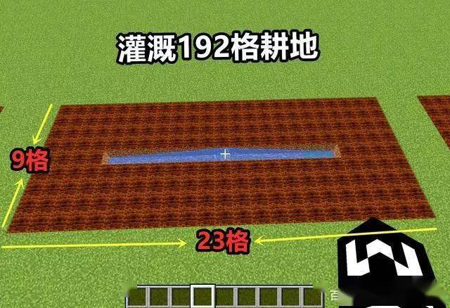 我的世界一格水可以灌溉多少农田