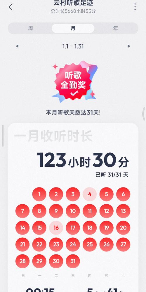 网易云累计听歌时间分钟截图3