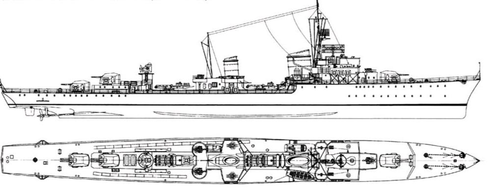 德国1936A型驱逐舰